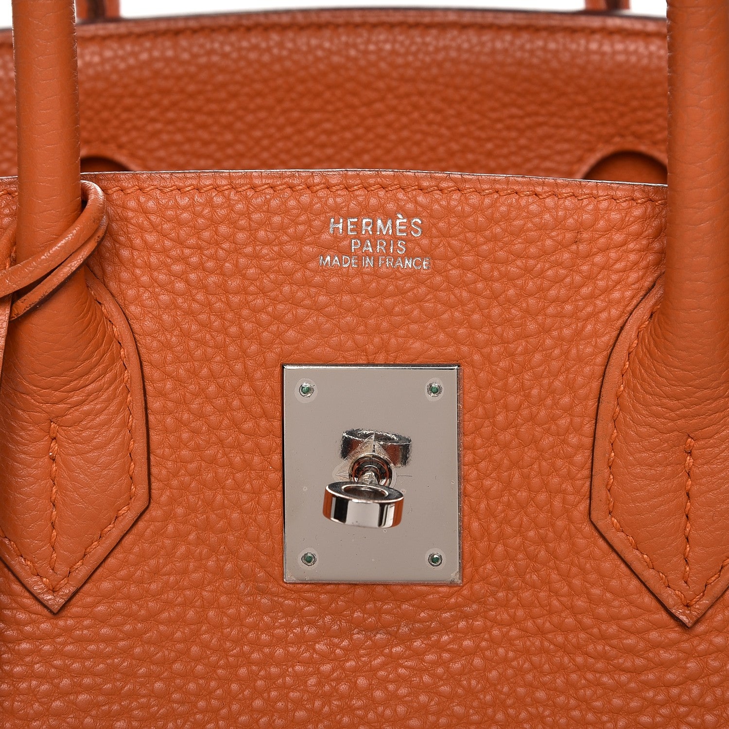 Hermes Togo Birkin 30 Orange 16 of 35