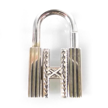 Hermes Sterling Silver H Cadenas Bag Charm 1 of 3