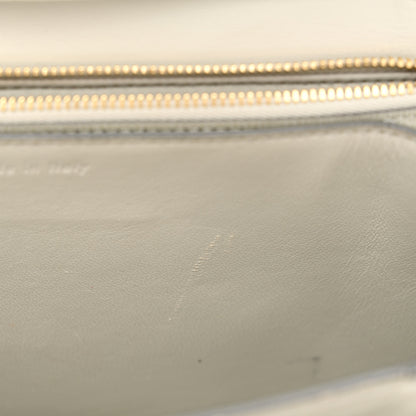 Celine Liege Calfskin Medium Classic Box Flap Bag Pale Grey 8 of 12