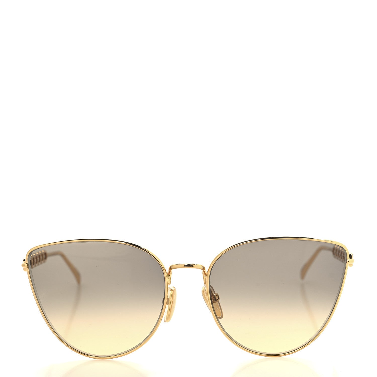 Louis Vuitton My LV Chain Cat Eye Sunglasses Z1521W Gold 2 of 7