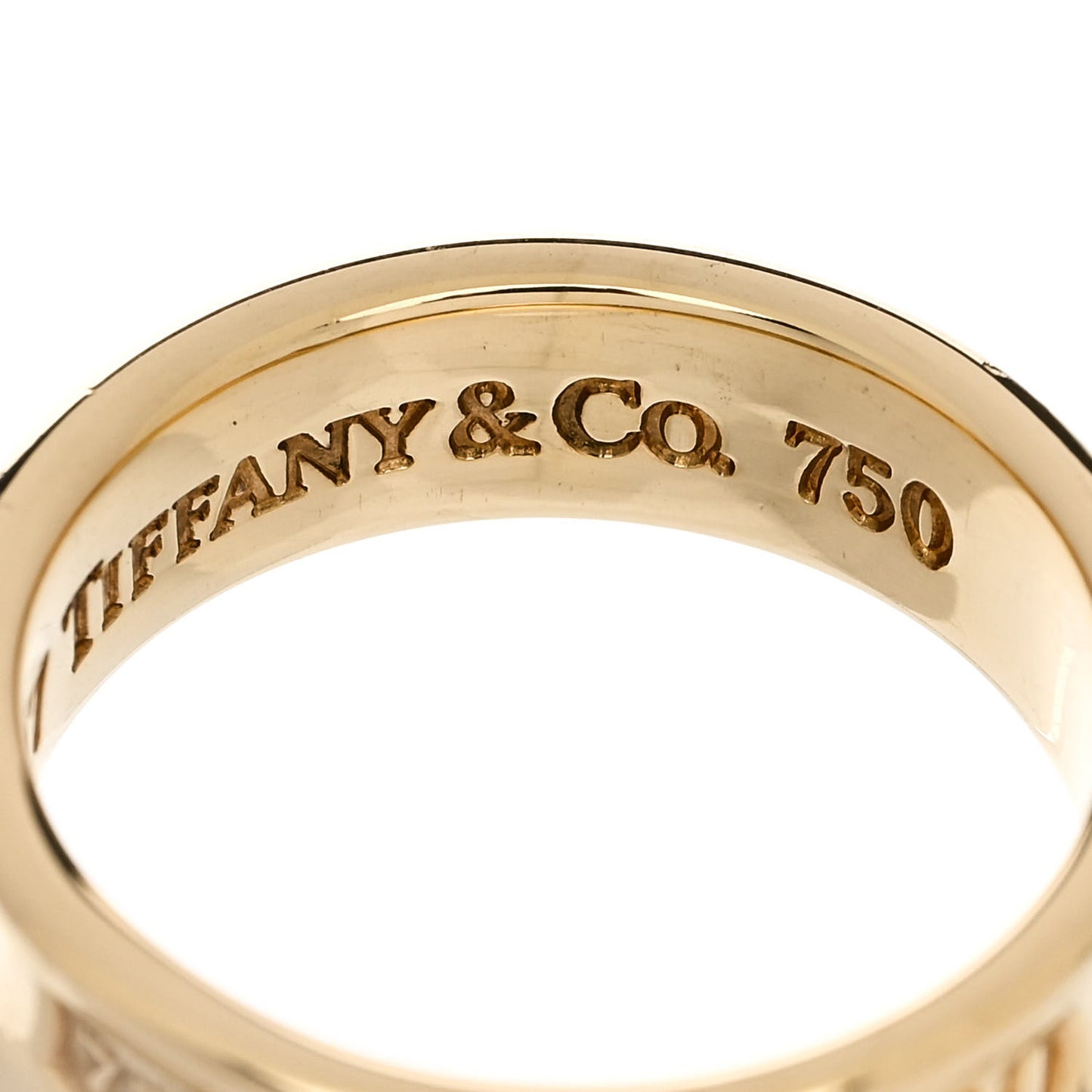 18K Yellow Gold 1837 Band Ring 56 7.5