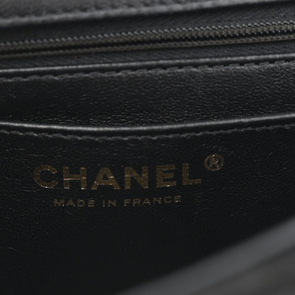 Chanel Velvet Quilted Crystal Mini 2.55 Reissue Flap Black 6 of 10