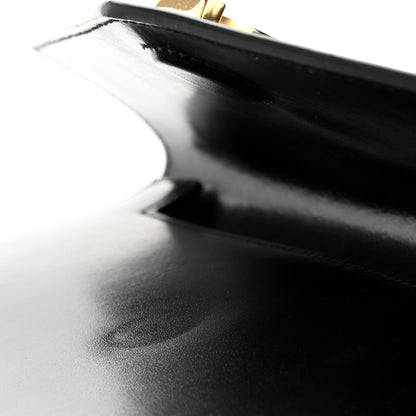 Saint Laurent Smooth Shiny Calfskin Monogram Uptown Clutch Black 10 of 10