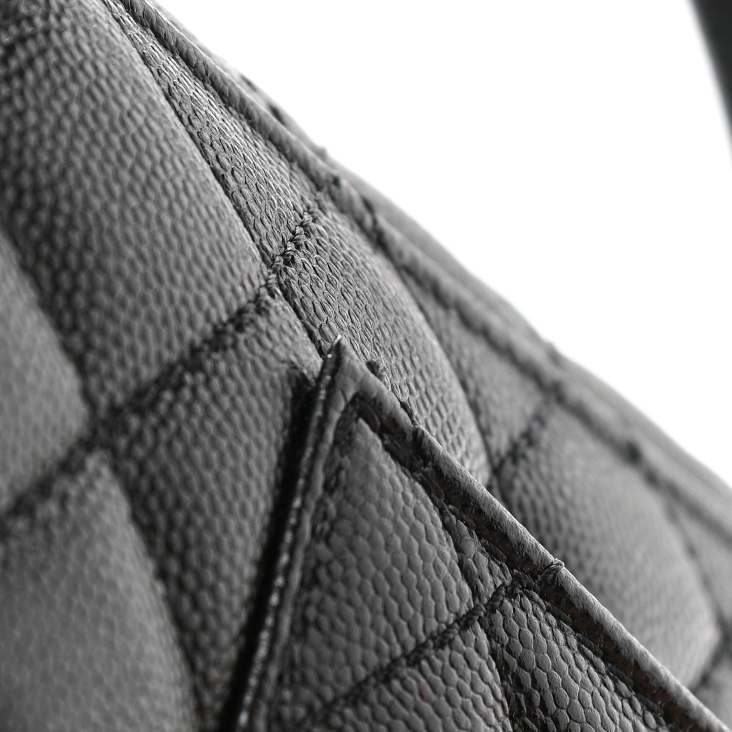 Caviar Quilted Small Coco Handle Flap Black