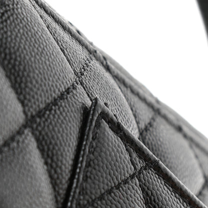 Chanel Caviar Quilted Small Coco Handle Flap Black 12 of 13