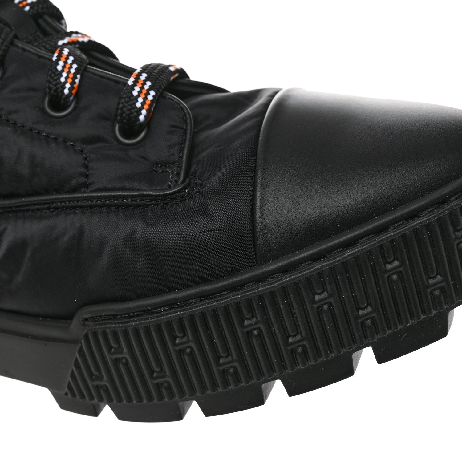 Hermes Calfskin Parachute Fresh Ankle Boots 37 Black 9 of 10