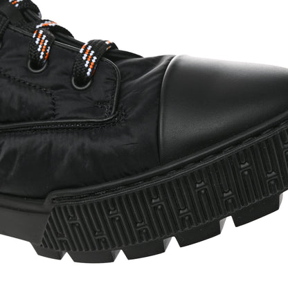 Hermes Calfskin Parachute Fresh Ankle Boots 37 Black 9 of 10