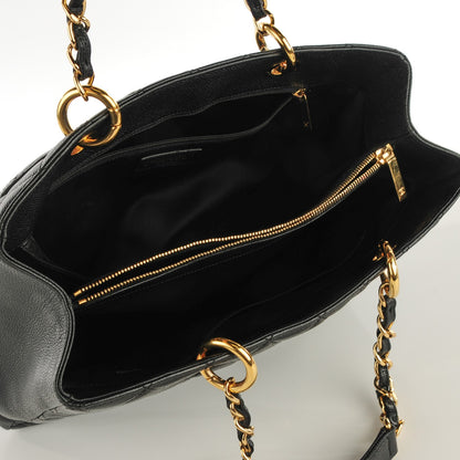 Chanel Caviar Quilted Grand Shopping Tote GST Black 7 of 7