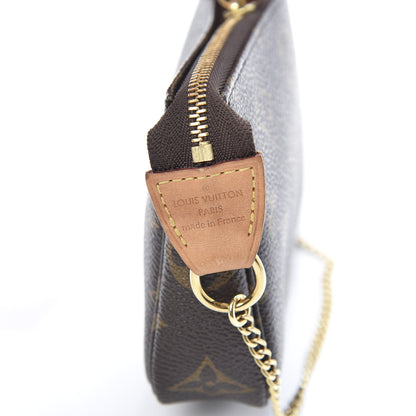 Louis Vuitton Monogram Mini Pochette Accessories 7 of 9