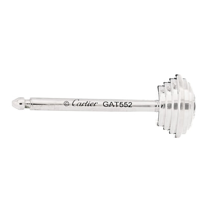 Cartier 18K White Gold Diamond SM D'Amour Earrings 4 of 6