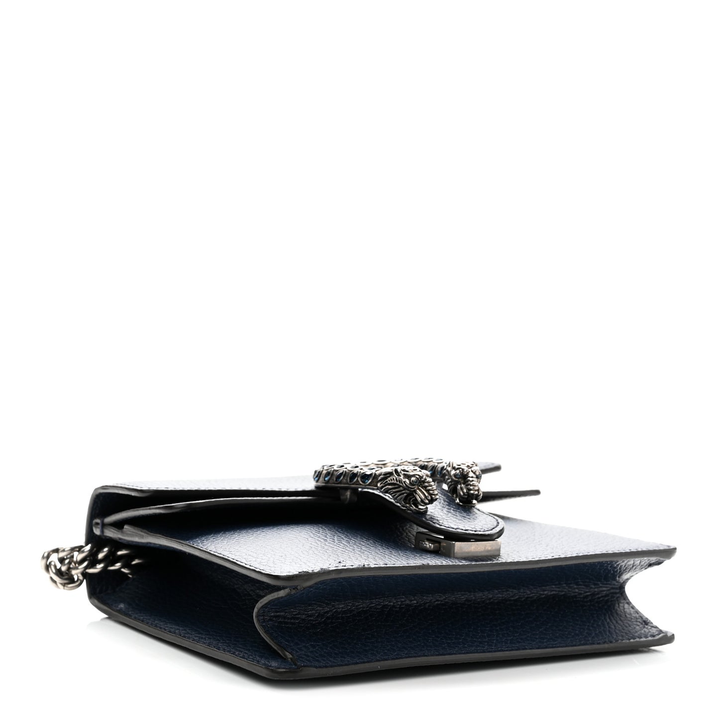 Dollar Calfskin Crystal Mini Dionysus Shoulder Bag Blue Agata Montana Sapphire