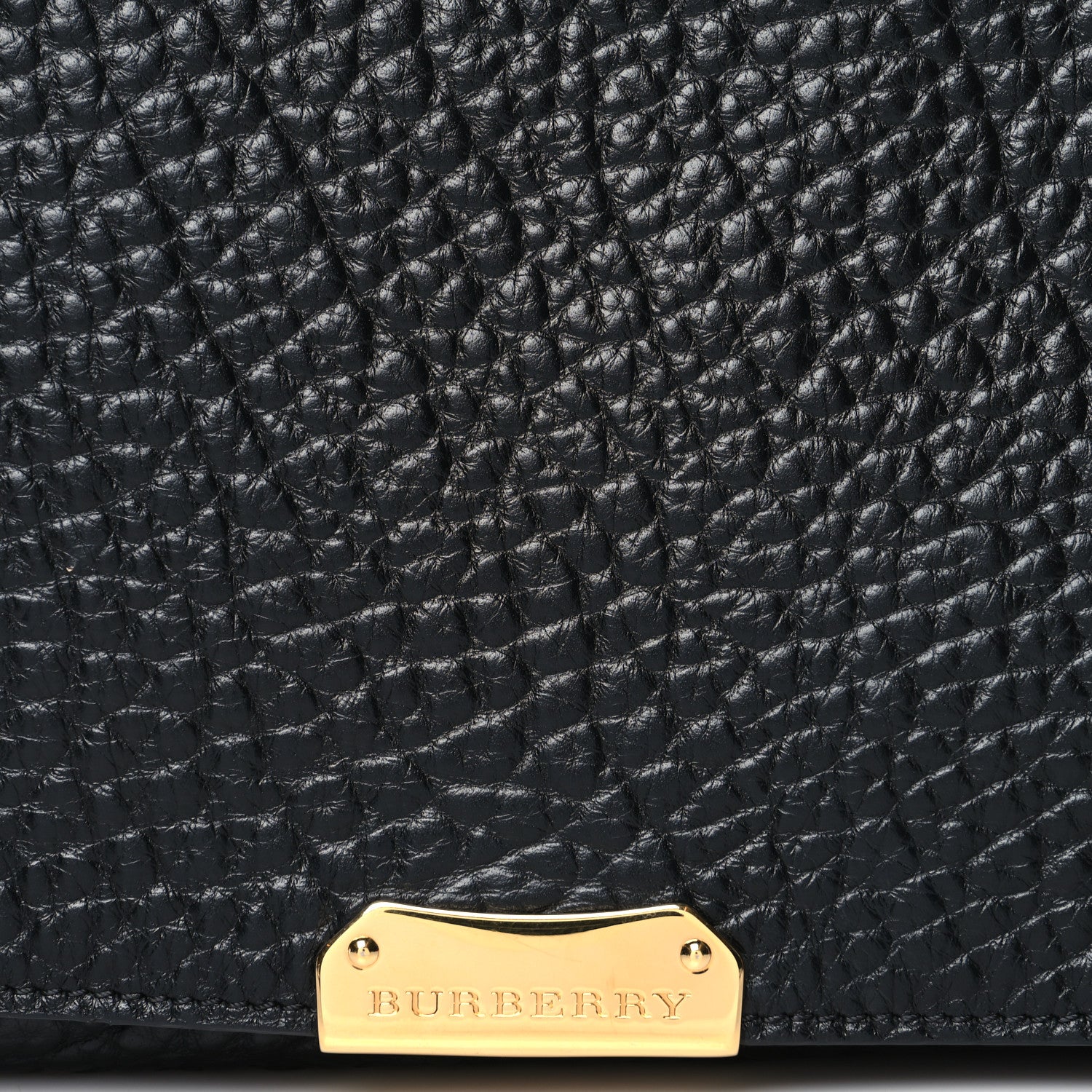 Burberry Signature Grain Medium Mildenhall Crossbody Bag Black 9 of 13
