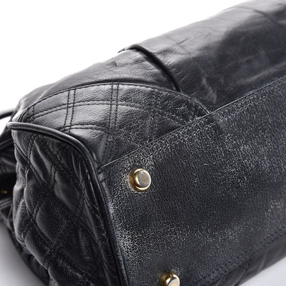 Marc Jacobs Calfskin Mix Quilted East West Virna Black 9 of 12