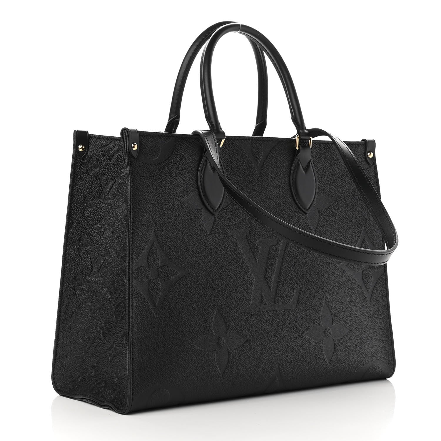 Louis Vuitton Empreinte Monogram Giant Onthego MM Black 3 of 8