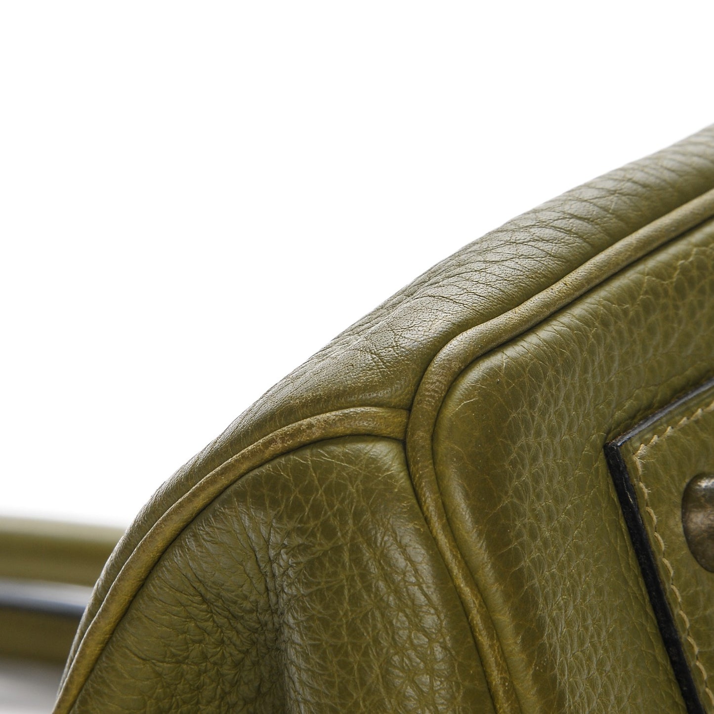 Taurillon Clemence JPG Birkin 42 Chartreuse