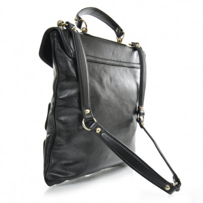Gucci Leather Britt Messenger Bag Black 3 of 10