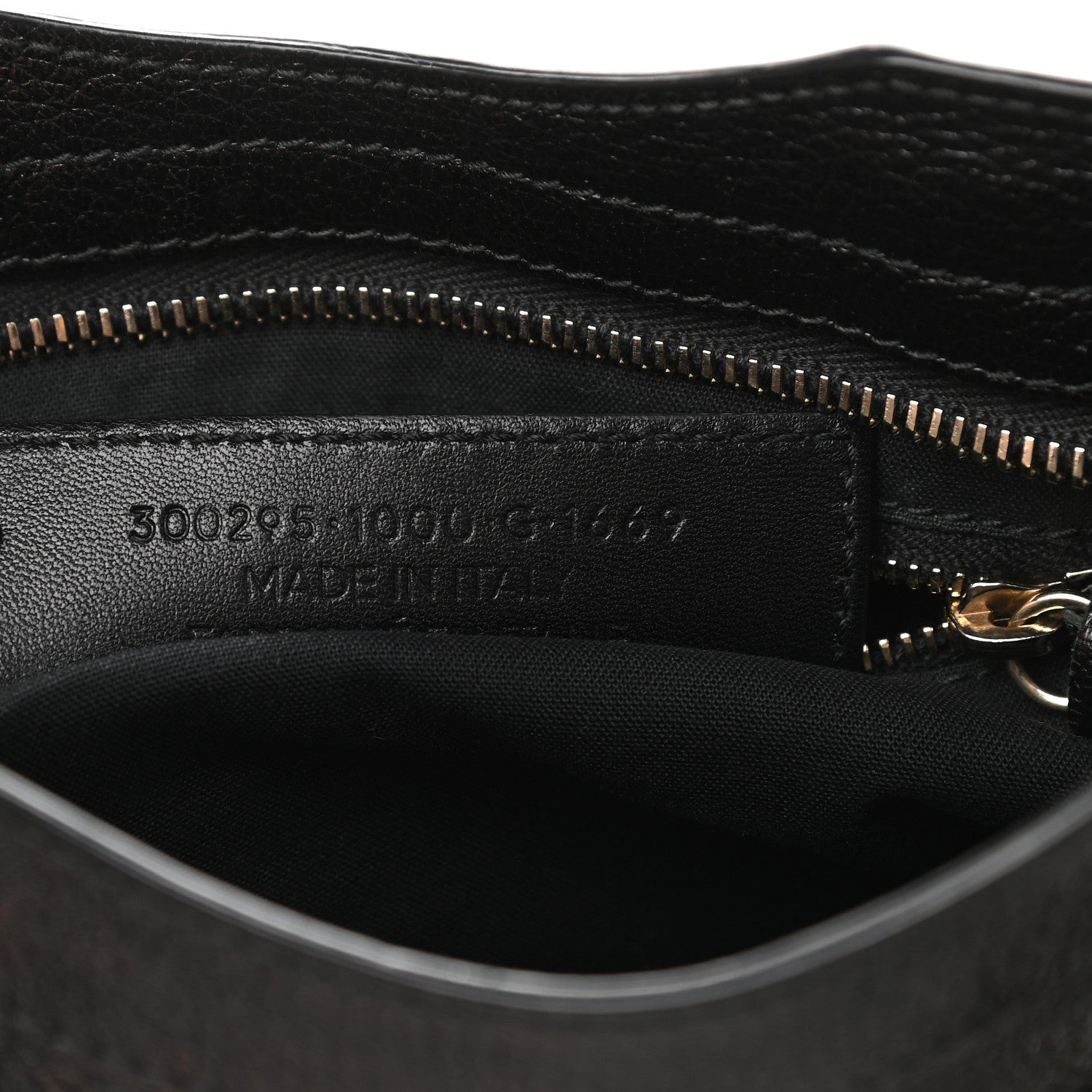 Balenciaga Chevre Gold Metallic Edge Hardware Mini City Black 7 of 10