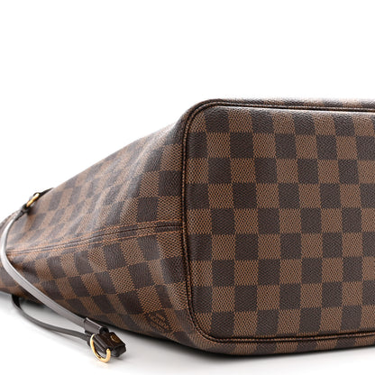 Louis Vuitton Damier Ebene Neo Neverfull MM Rose Ballerine 12 of 15