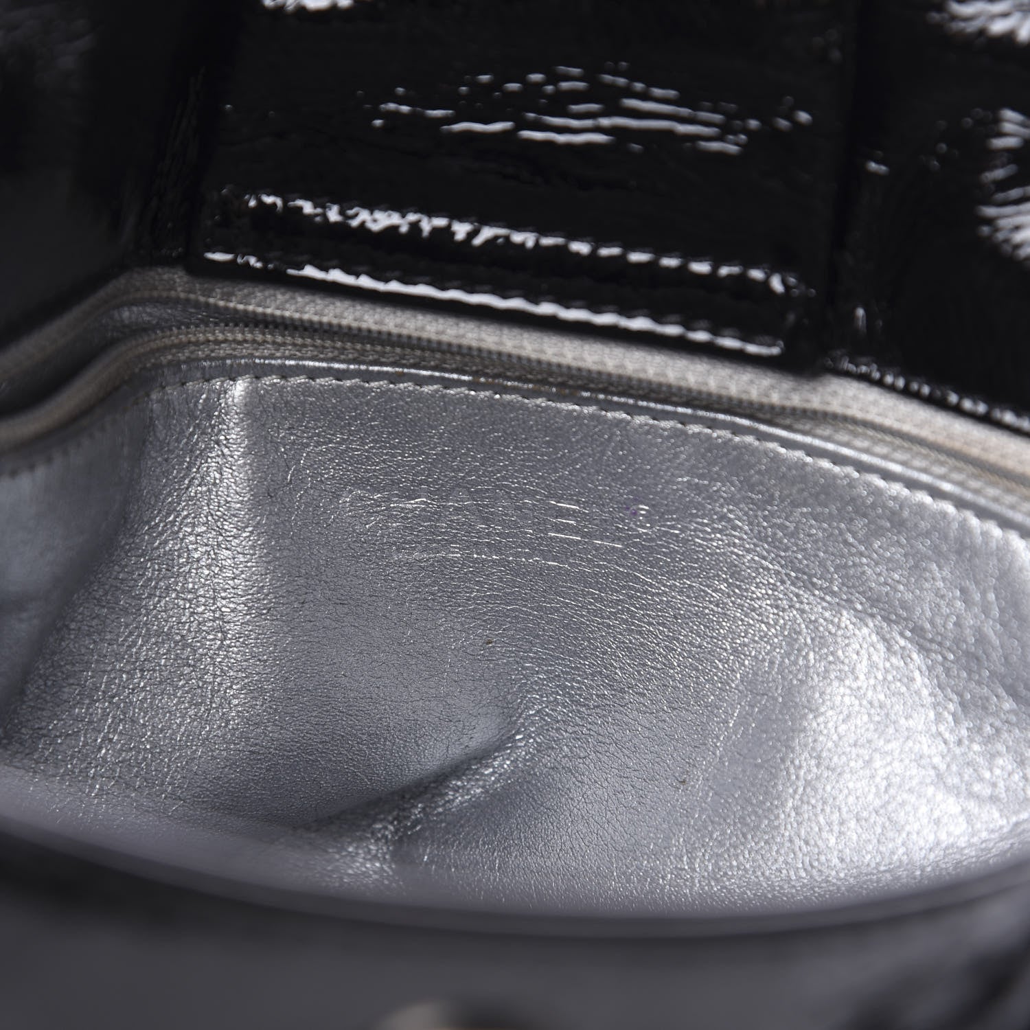 Chanel Patent Luxe Ligne Flap Black 6 of 13