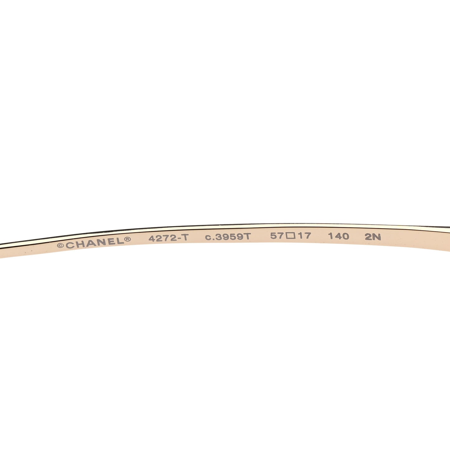 Titanium Polarized Rimless Square Sunglasses 4271-T Gold Violet