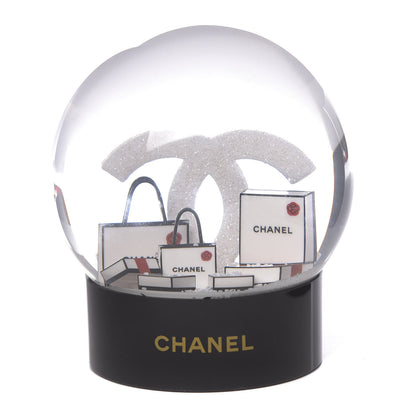 Chanel Glass CC Shopping Bag Snow Globe 1 of 7