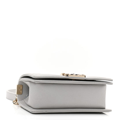 Chanel Caviar Quilted Small Boy Flap Light Grey 4 of 11