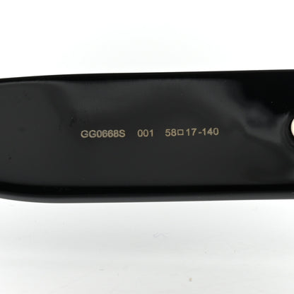 Gucci Acetate Aviator Sunglasses GG0668S Black 6 of 10