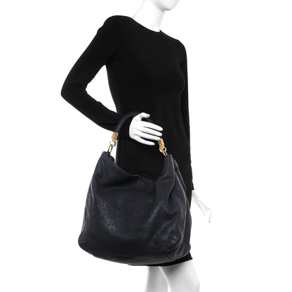 Saint Laurent Goatskin Large Roady Hobo Navy 2 of 11