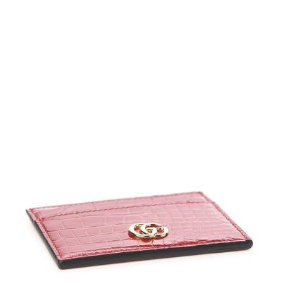 Gucci Alligator GG Marmont Card Holder Red 3 of 5