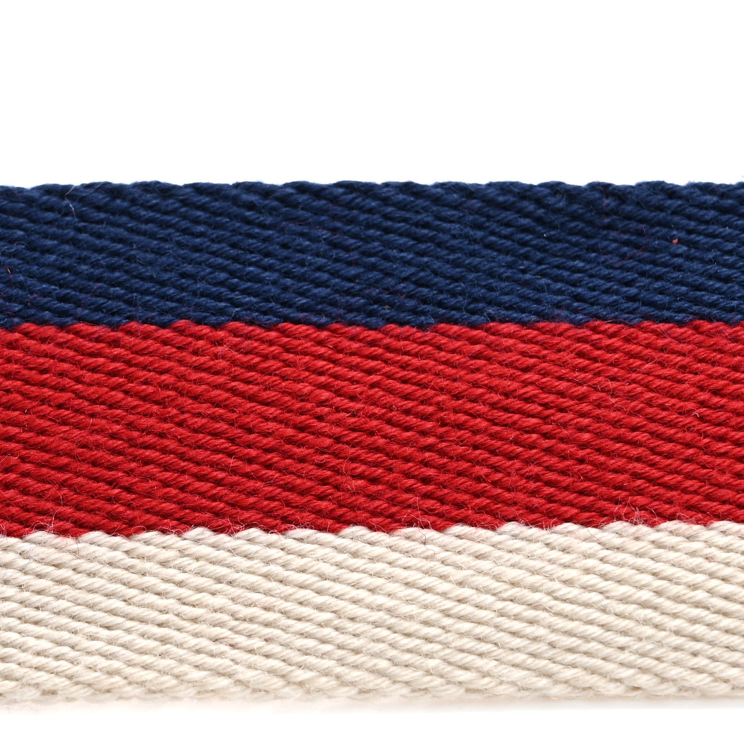 Gucci Web Feline D Ring Belt 80 32 Red White Blue 4 of 8