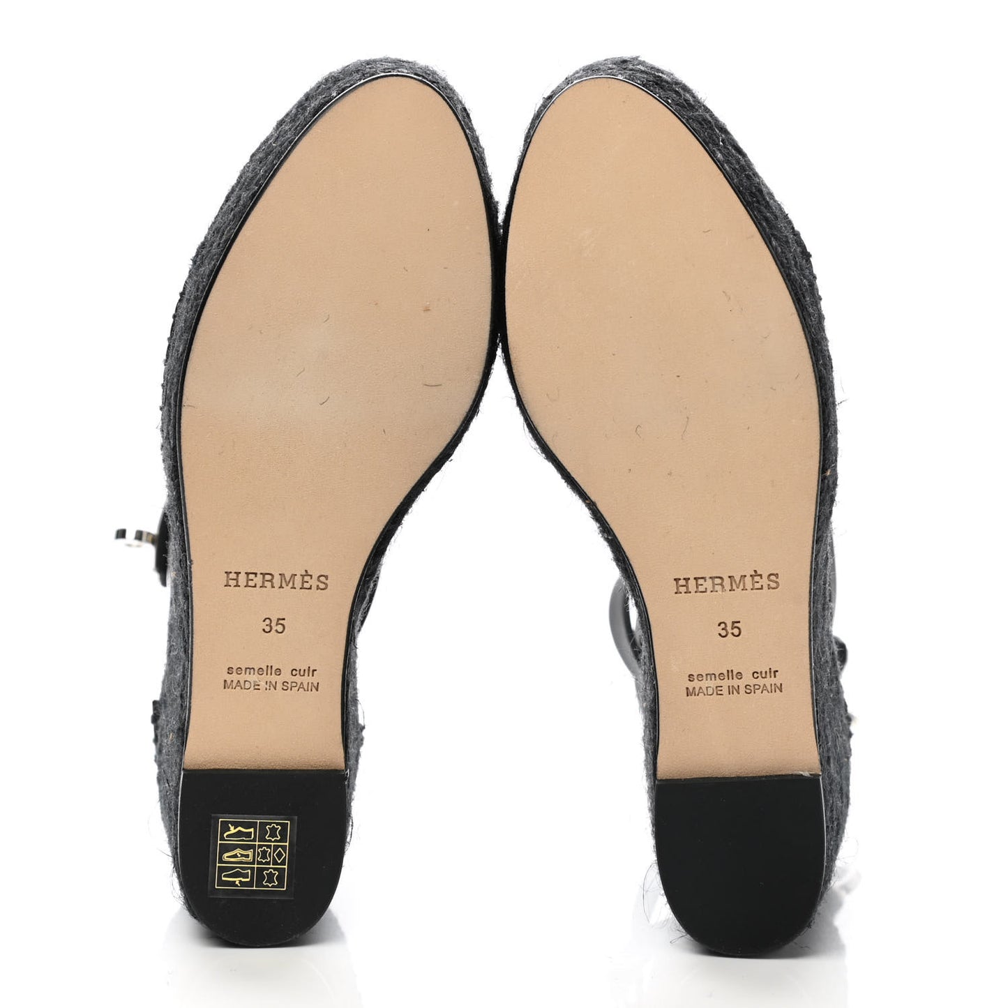 Calfskin Tipoli Espadrille Wedges 35 Black