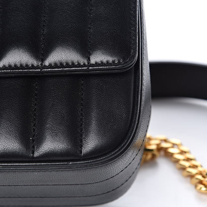 Saint Laurent Lambskin Matelasse Monogram Medium Vicky Chain Bag Black 11 of 15