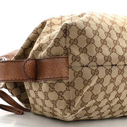 Gucci Monogram Large Bamboo Bar Tassel Shoulder Bag Brown 9 of 14
