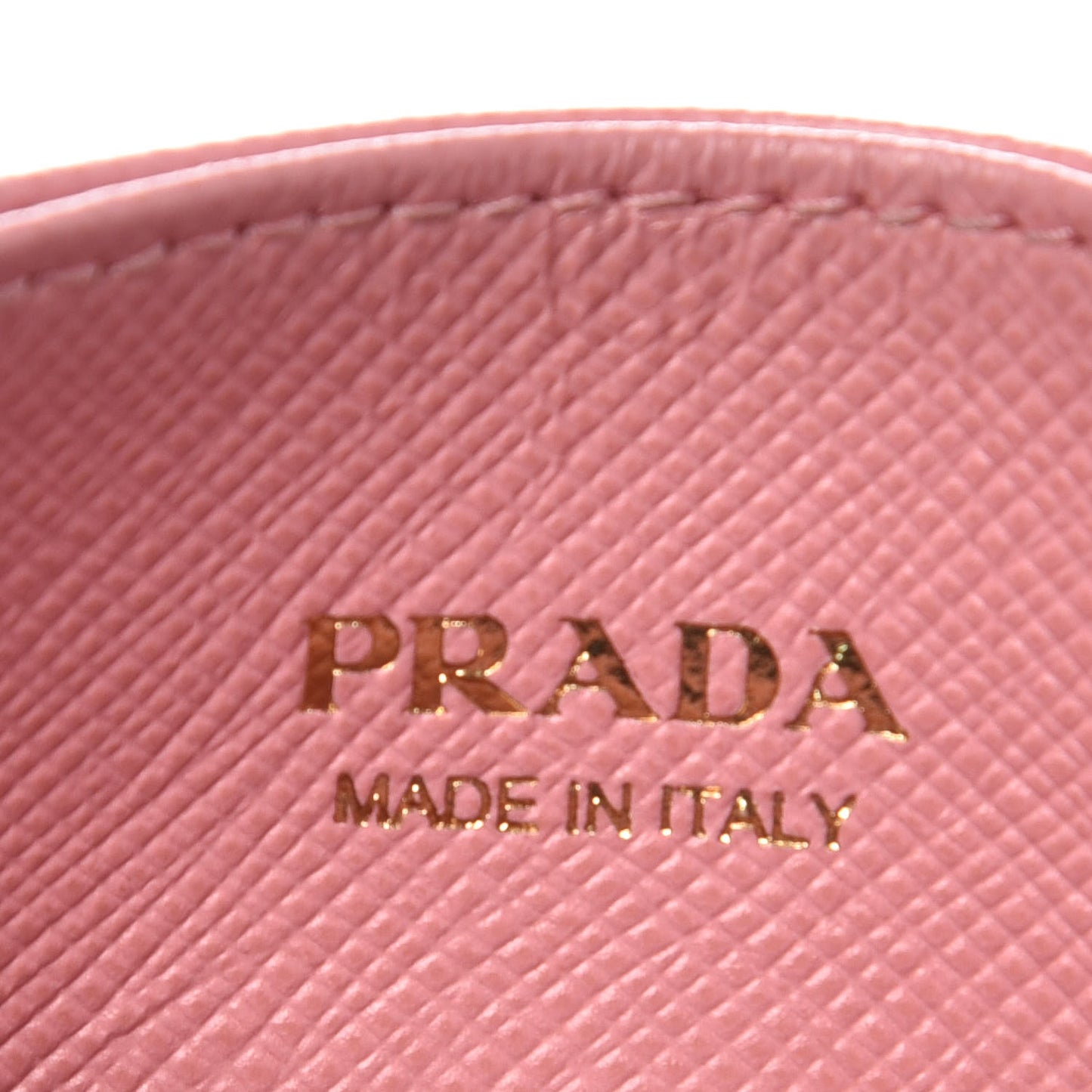Saffiano Metal Card Case Peonia