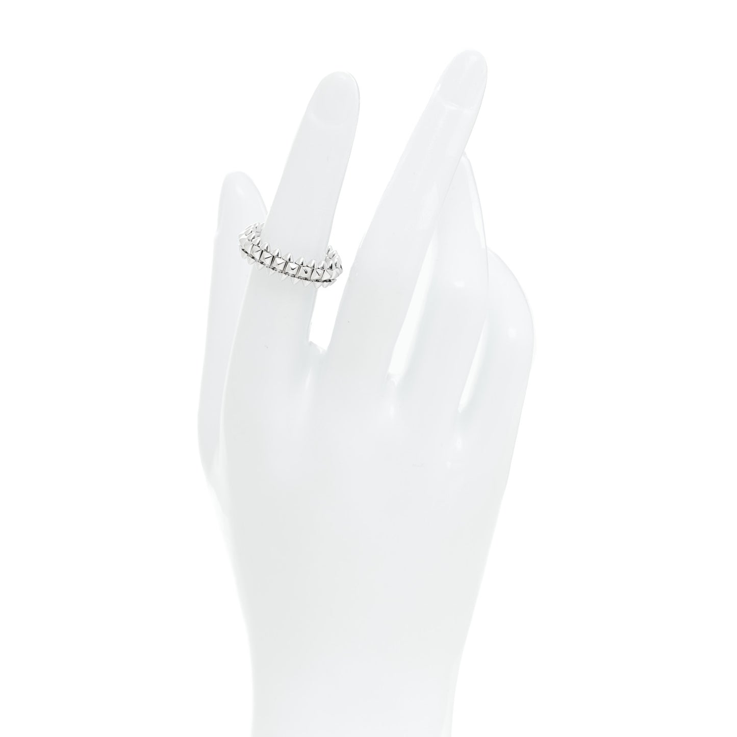 18K White Gold SM Clash De Cartier Ring 51 5.75