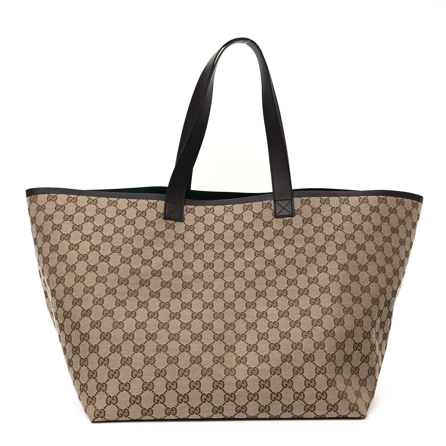 Original GG Canvas Large Totissima Shopping Tote Beige Ebony