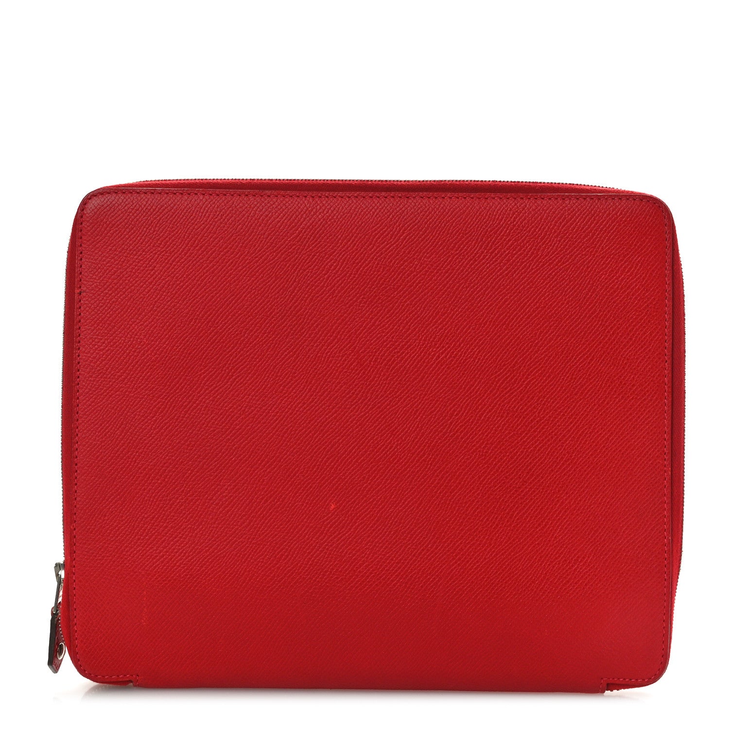 Hermes Epsom E-Zip iPad Notebook Cover Rouge Casaque 1 of 9