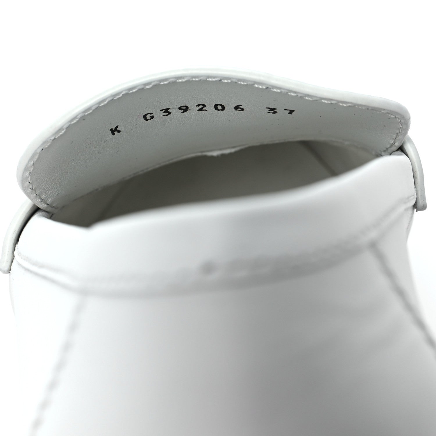 Chanel Calfskin CC Platform Loafers 37 White 8 of 8