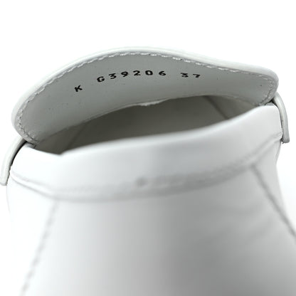 Chanel Calfskin CC Platform Loafers 37 White 8 of 8