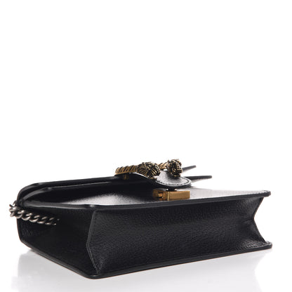 Gucci Calfskin Web Mini Dionysus Shoulder Bag Black 4 of 7