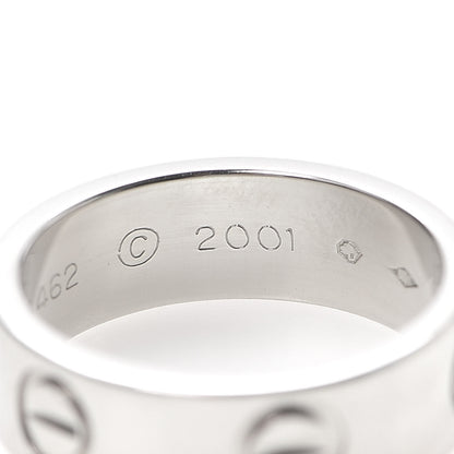 Cartier Platinum 5.5mm LOVE Ring 47 4 7 of 7