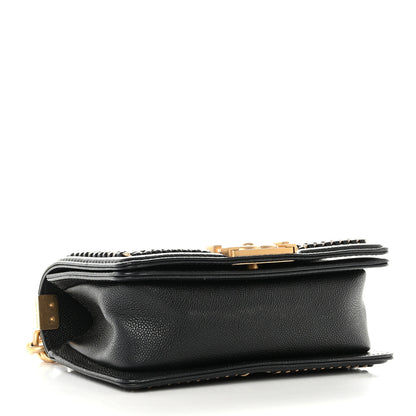 Chanel Caviar Quilted Small Chain Around Boy Flap Black 4 of 11