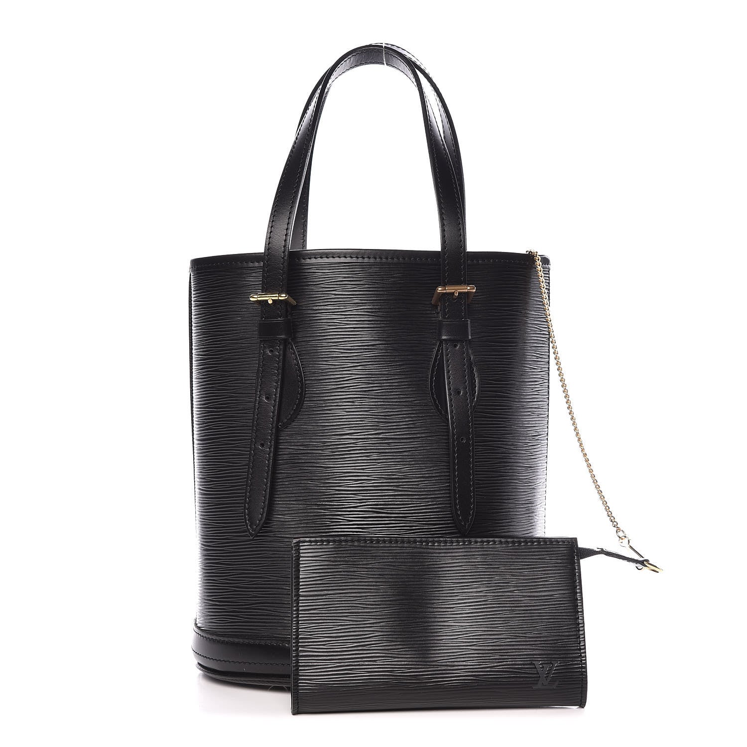 Louis Vuitton Epi Petit Bucket 23 Black 1 of 11