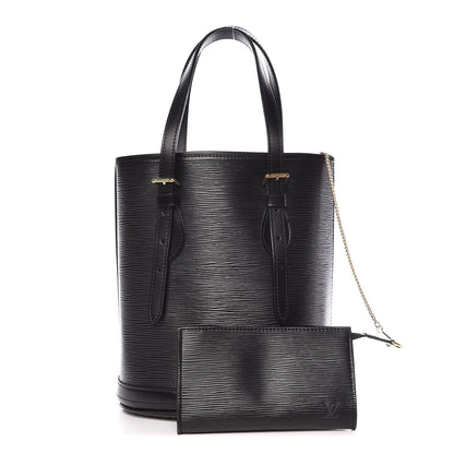 Louis Vuitton Epi Petit Bucket 23 Black 1 of 11