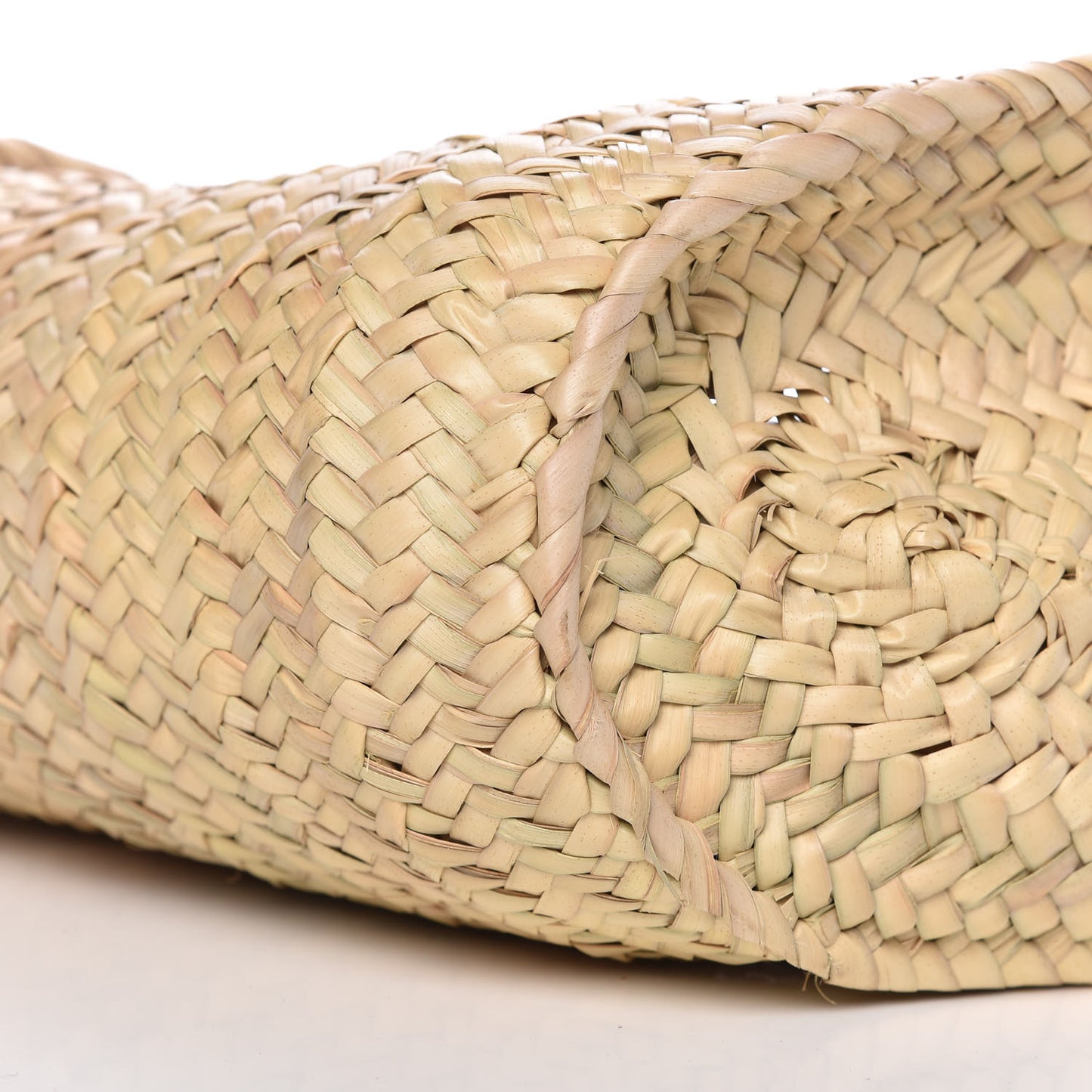 Raffia Basket Tote Bag Natural Tan