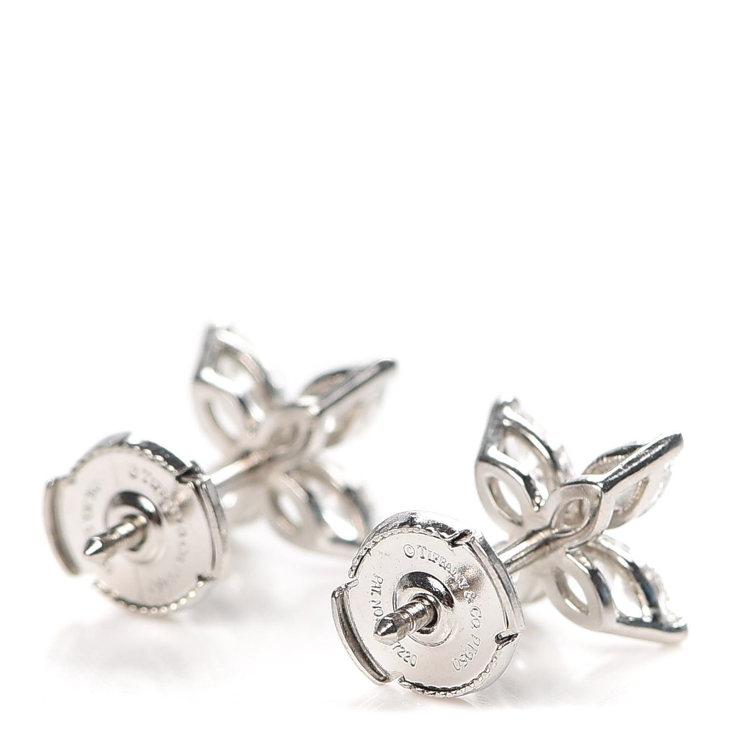 Platinum Diamond .92ct Medium Victoria Earrings