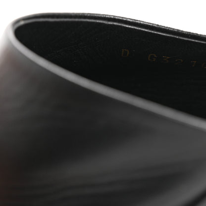 Chanel Goatskin Grosgrain Cap Toe Pearl Mule 40 Black 9 of 12