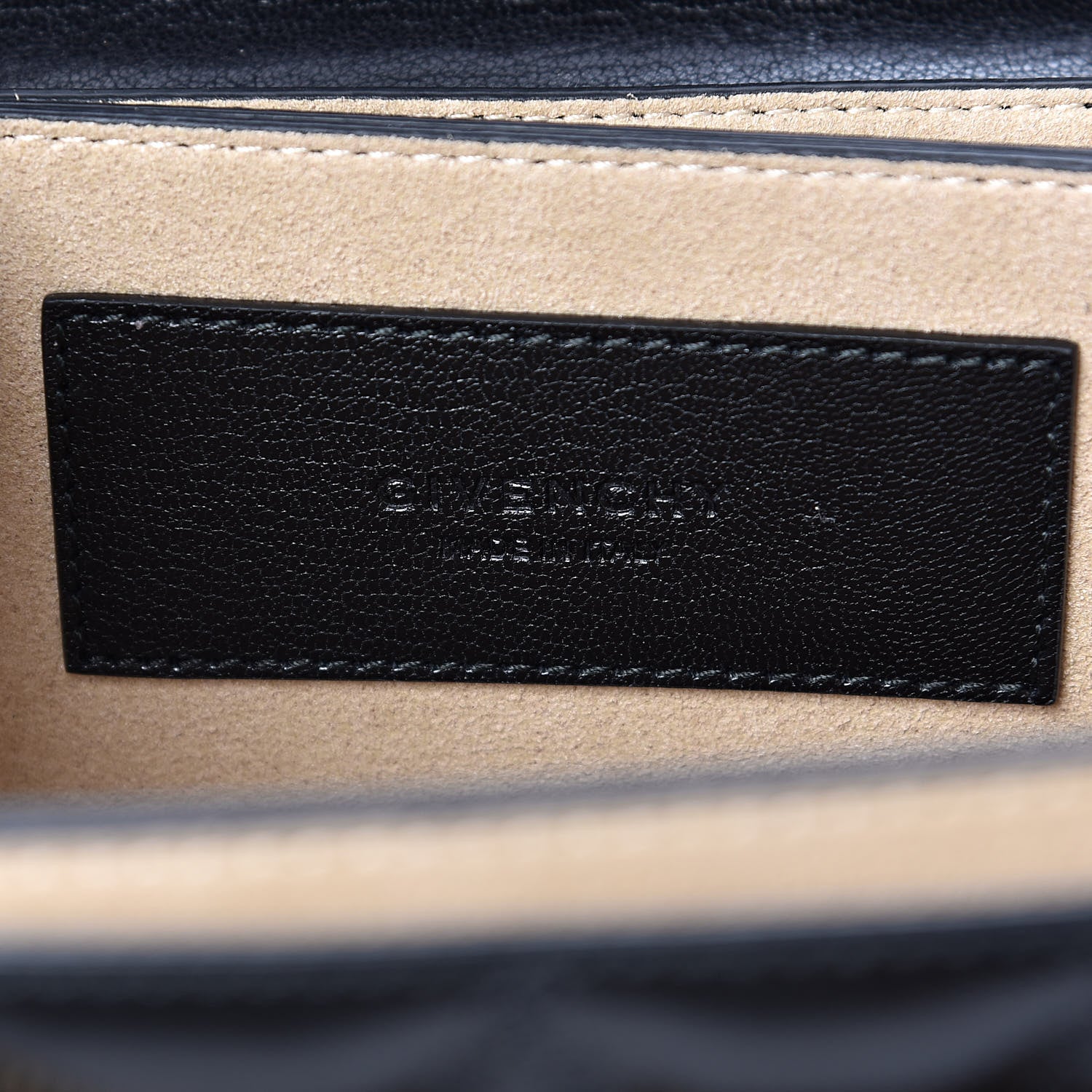 Givenchy Goatskin Quilted Small GV3 Shoulder Bag Black 6 of 9