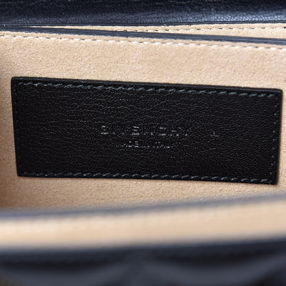 Givenchy Goatskin Quilted Small GV3 Shoulder Bag Black 6 of 9