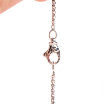 David Yurman Sterling Silver Black Onyx 14mm Infinity Pendant Necklace 3 of 6